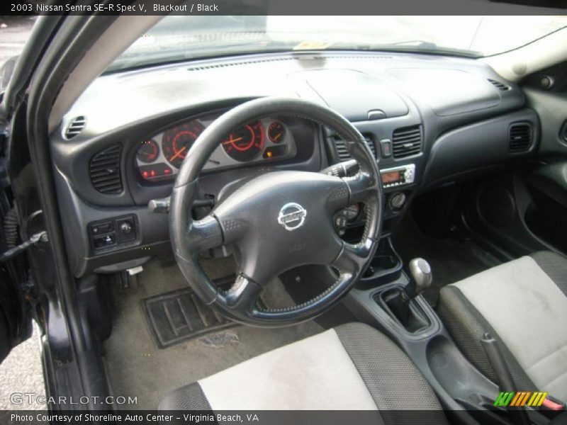 Black Interior - 2003 Sentra SE-R Spec V 