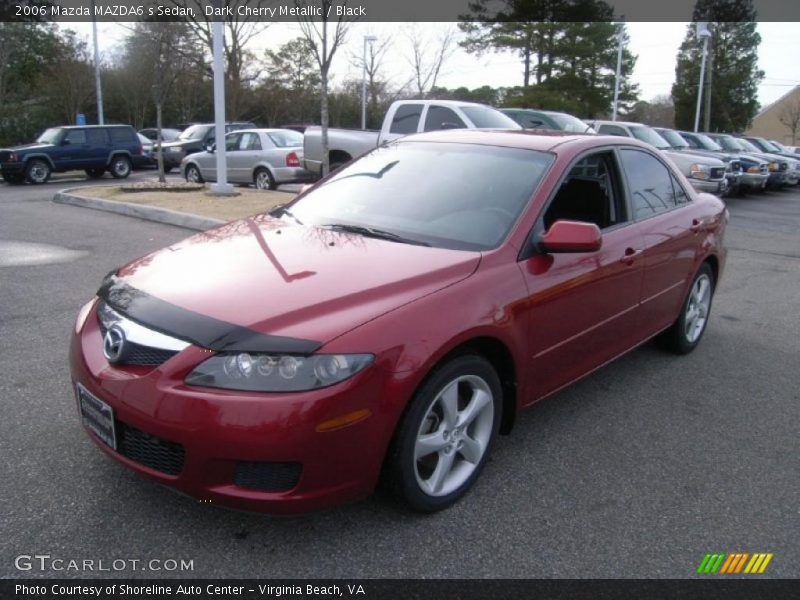 Dark Cherry Metallic / Black 2006 Mazda MAZDA6 s Sedan