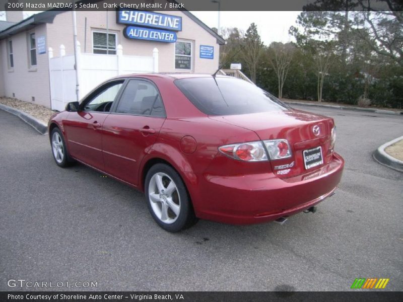Dark Cherry Metallic / Black 2006 Mazda MAZDA6 s Sedan