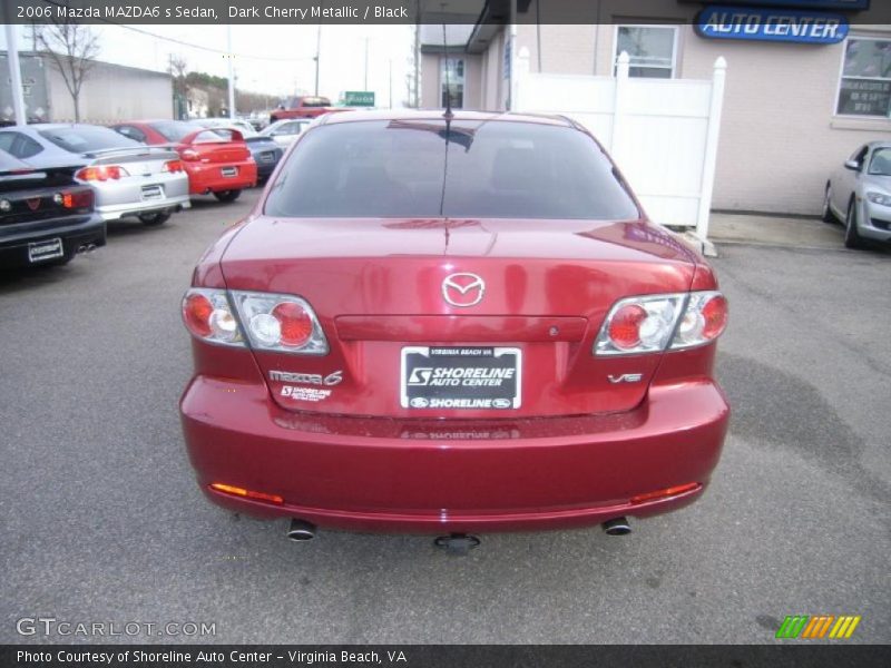 Dark Cherry Metallic / Black 2006 Mazda MAZDA6 s Sedan