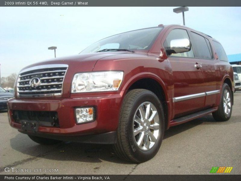 Front 3/4 View of 2009 QX 56 4WD