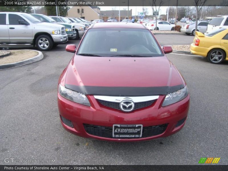 Dark Cherry Metallic / Black 2006 Mazda MAZDA6 s Sedan