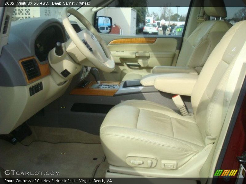  2009 QX 56 4WD Wheat Interior