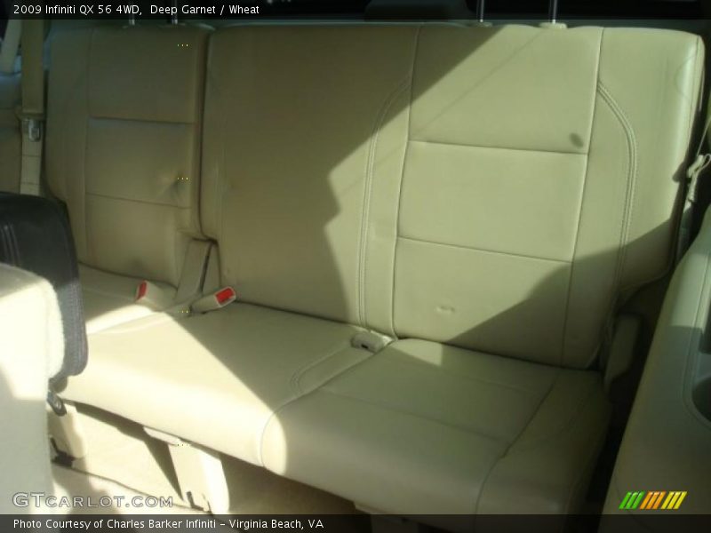 Deep Garnet / Wheat 2009 Infiniti QX 56 4WD