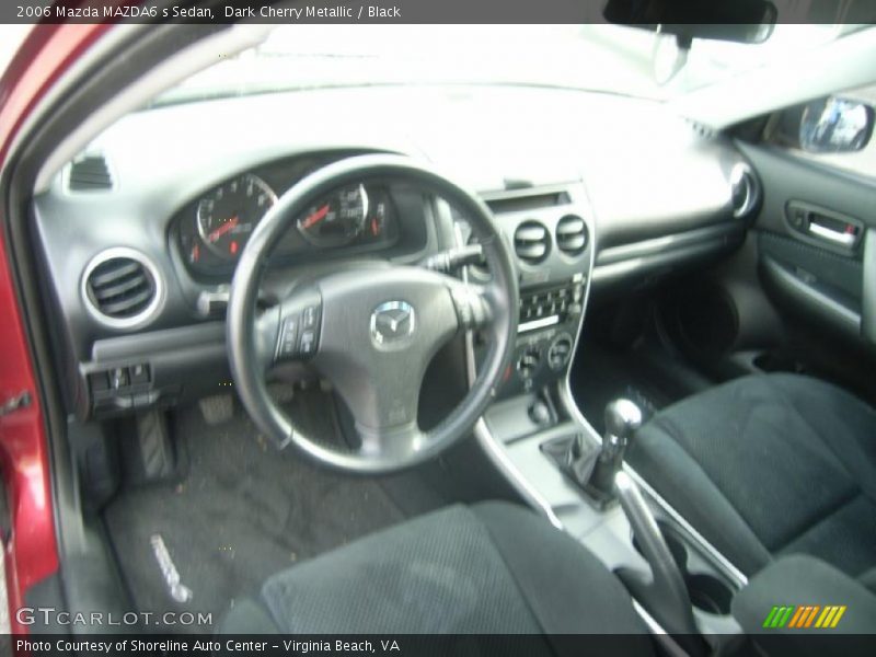 Dark Cherry Metallic / Black 2006 Mazda MAZDA6 s Sedan
