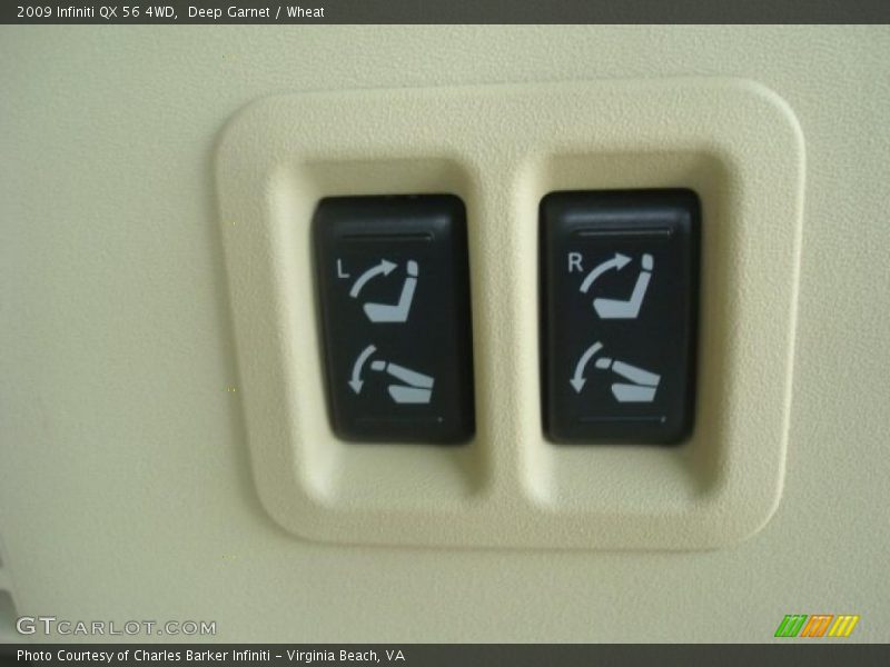Deep Garnet / Wheat 2009 Infiniti QX 56 4WD