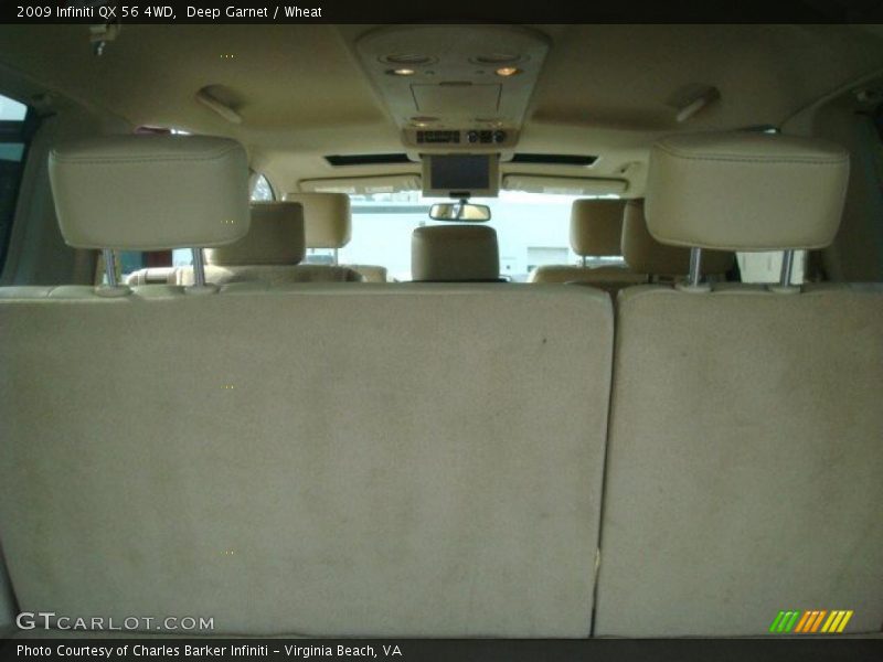 Deep Garnet / Wheat 2009 Infiniti QX 56 4WD