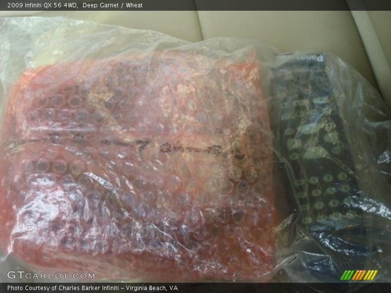 Deep Garnet / Wheat 2009 Infiniti QX 56 4WD