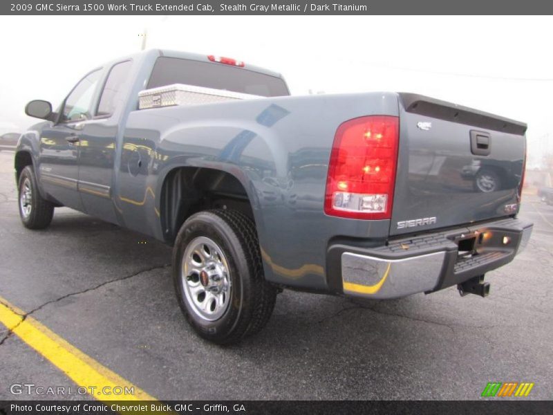 Stealth Gray Metallic / Dark Titanium 2009 GMC Sierra 1500 Work Truck Extended Cab
