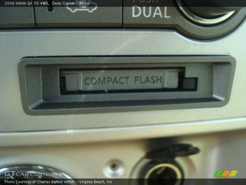 Deep Garnet / Wheat 2009 Infiniti QX 56 4WD