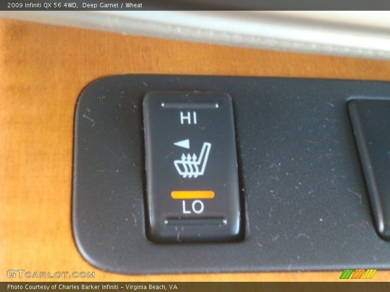 Deep Garnet / Wheat 2009 Infiniti QX 56 4WD