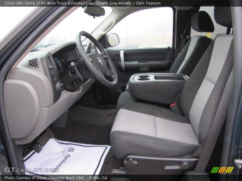 Stealth Gray Metallic / Dark Titanium 2009 GMC Sierra 1500 Work Truck Extended Cab