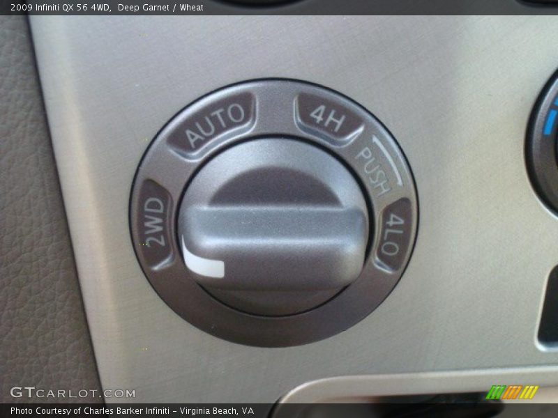 Controls of 2009 QX 56 4WD