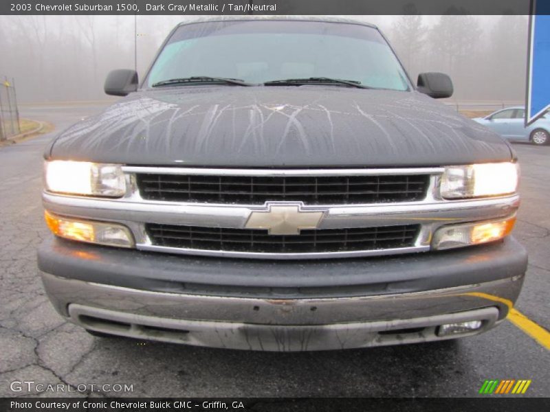 Dark Gray Metallic / Tan/Neutral 2003 Chevrolet Suburban 1500