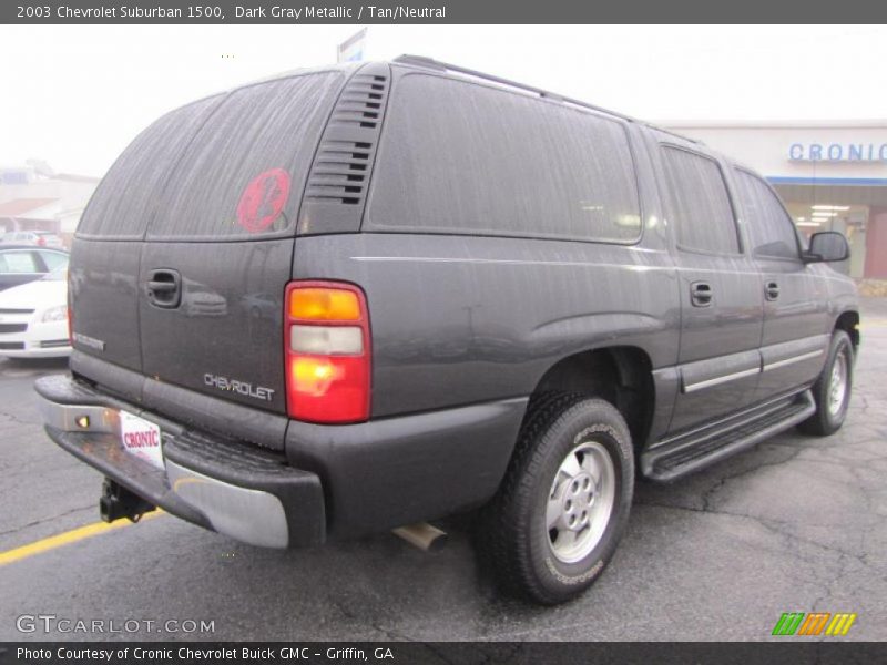 Dark Gray Metallic / Tan/Neutral 2003 Chevrolet Suburban 1500