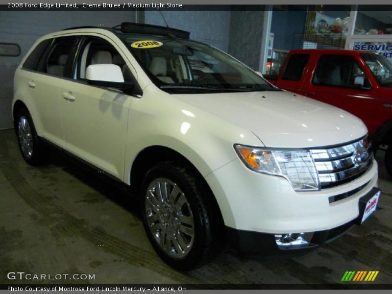 Creme Brulee / Medium Light Stone 2008 Ford Edge Limited