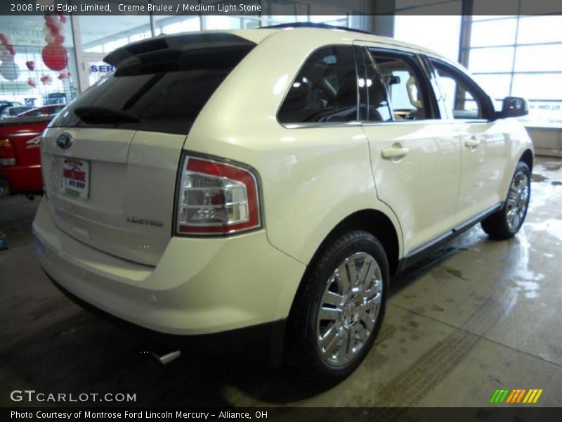 Creme Brulee / Medium Light Stone 2008 Ford Edge Limited