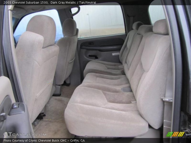 Dark Gray Metallic / Tan/Neutral 2003 Chevrolet Suburban 1500