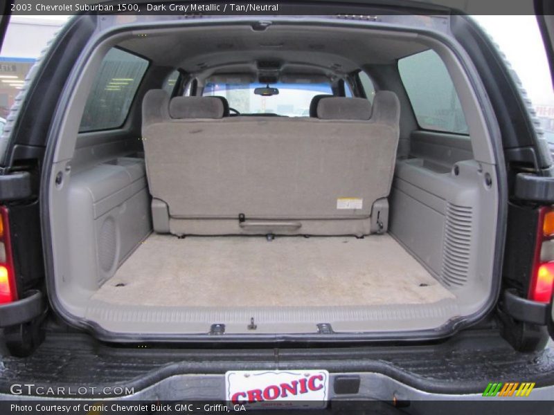 Dark Gray Metallic / Tan/Neutral 2003 Chevrolet Suburban 1500