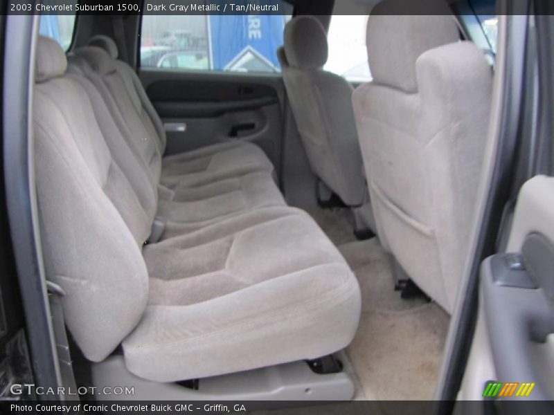 Dark Gray Metallic / Tan/Neutral 2003 Chevrolet Suburban 1500
