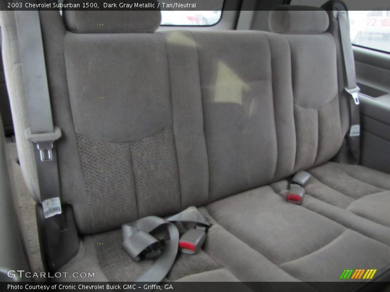 Dark Gray Metallic / Tan/Neutral 2003 Chevrolet Suburban 1500