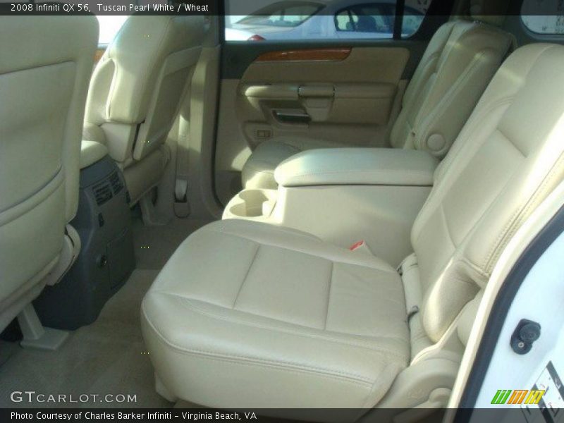 Tuscan Pearl White / Wheat 2008 Infiniti QX 56