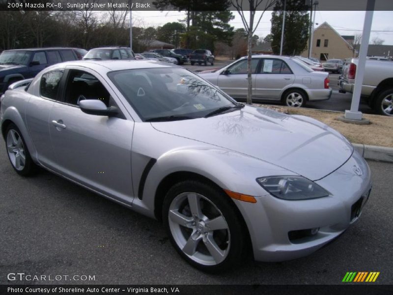 Sunlight Silver Metallic / Black 2004 Mazda RX-8