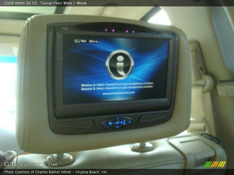 Tuscan Pearl White / Wheat 2008 Infiniti QX 56