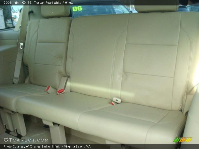 Tuscan Pearl White / Wheat 2008 Infiniti QX 56