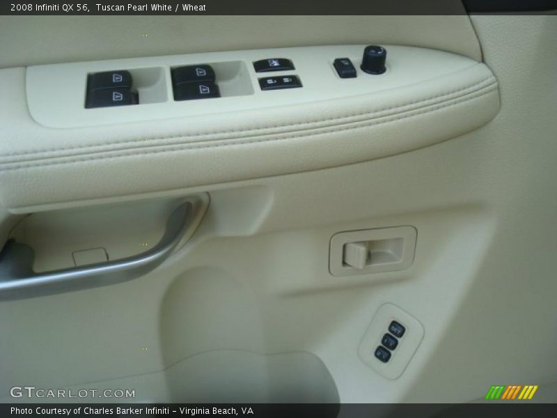 Tuscan Pearl White / Wheat 2008 Infiniti QX 56