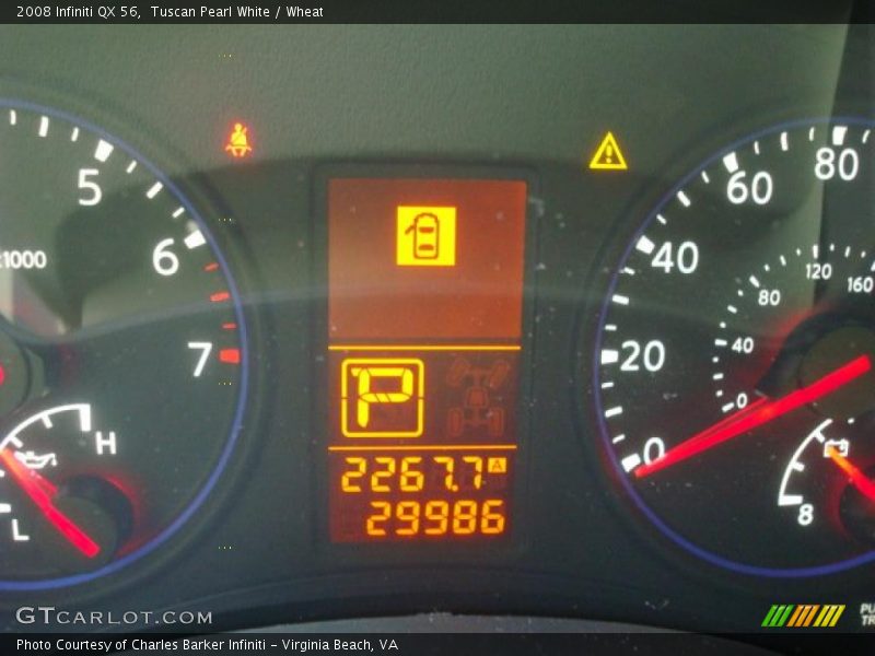 Tuscan Pearl White / Wheat 2008 Infiniti QX 56