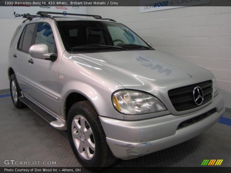 Brilliant Silver Metallic / Grey 1999 Mercedes-Benz ML 430 4Matic
