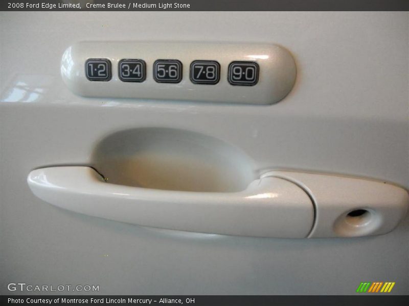 Creme Brulee / Medium Light Stone 2008 Ford Edge Limited