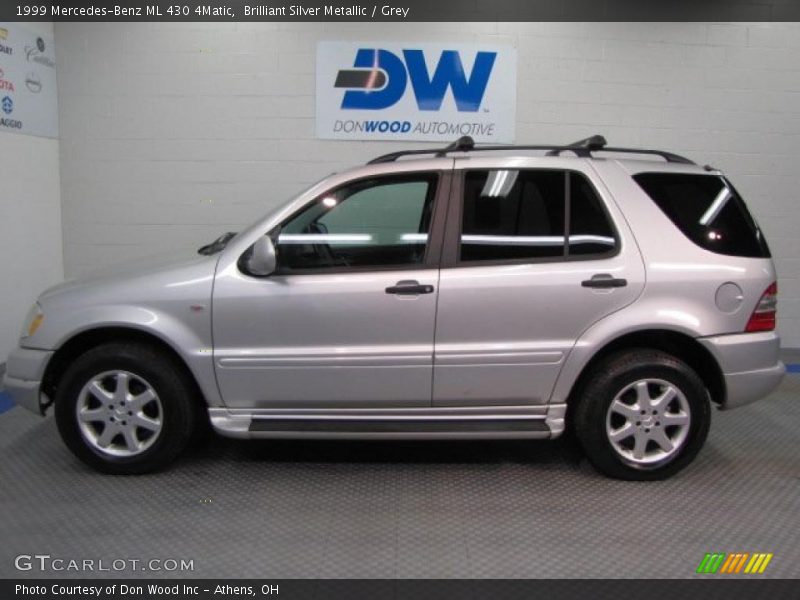 Brilliant Silver Metallic / Grey 1999 Mercedes-Benz ML 430 4Matic