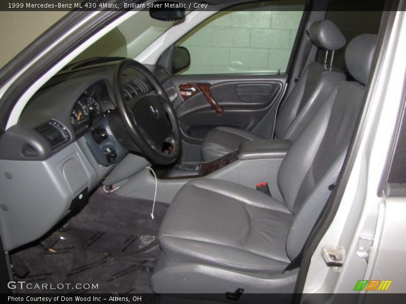 Brilliant Silver Metallic / Grey 1999 Mercedes-Benz ML 430 4Matic