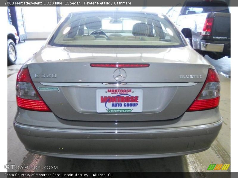 Pewter Metallic / Cashmere 2008 Mercedes-Benz E 320 BlueTEC Sedan