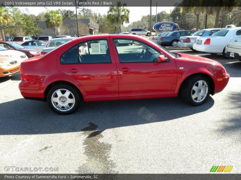 Tornado Red / Black 2001 Volkswagen Jetta GLS VR6 Sedan