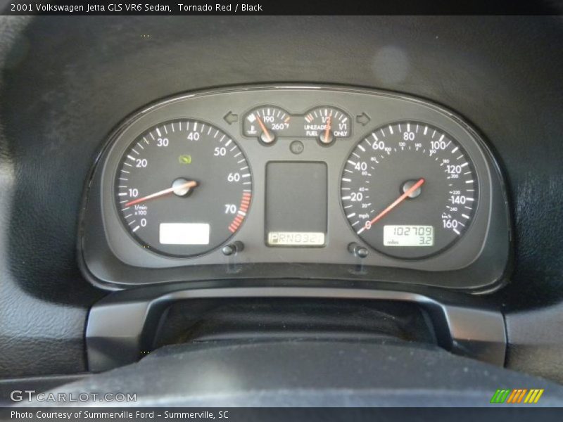  2001 Jetta GLS VR6 Sedan GLS VR6 Sedan Gauges