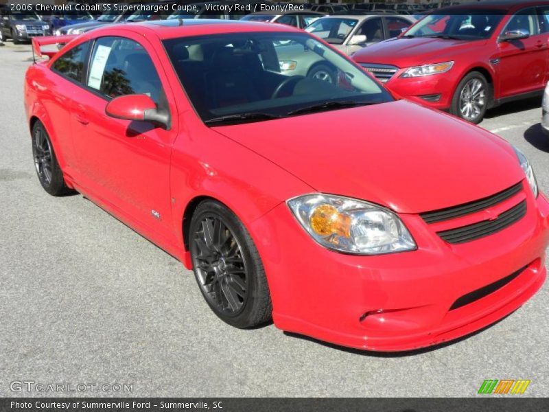 Victory Red / Ebony/Red 2006 Chevrolet Cobalt SS Supercharged Coupe