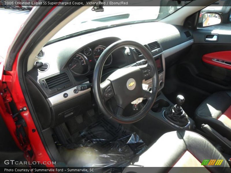 Victory Red / Ebony/Red 2006 Chevrolet Cobalt SS Supercharged Coupe