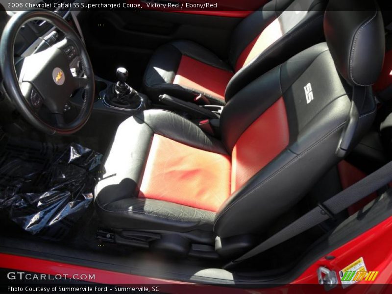 Victory Red / Ebony/Red 2006 Chevrolet Cobalt SS Supercharged Coupe