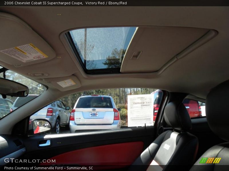 Victory Red / Ebony/Red 2006 Chevrolet Cobalt SS Supercharged Coupe