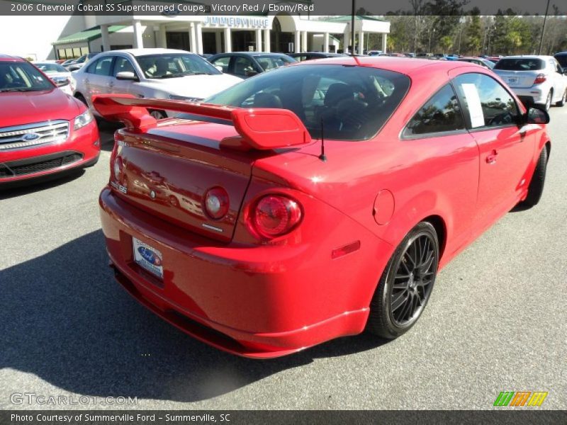 Victory Red / Ebony/Red 2006 Chevrolet Cobalt SS Supercharged Coupe