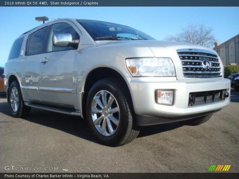 Silver Indulgence / Graphite 2010 Infiniti QX 56 4WD