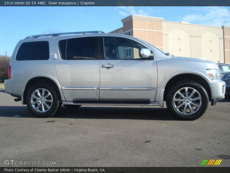 Silver Indulgence / Graphite 2010 Infiniti QX 56 4WD