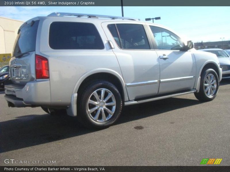 Silver Indulgence / Graphite 2010 Infiniti QX 56 4WD