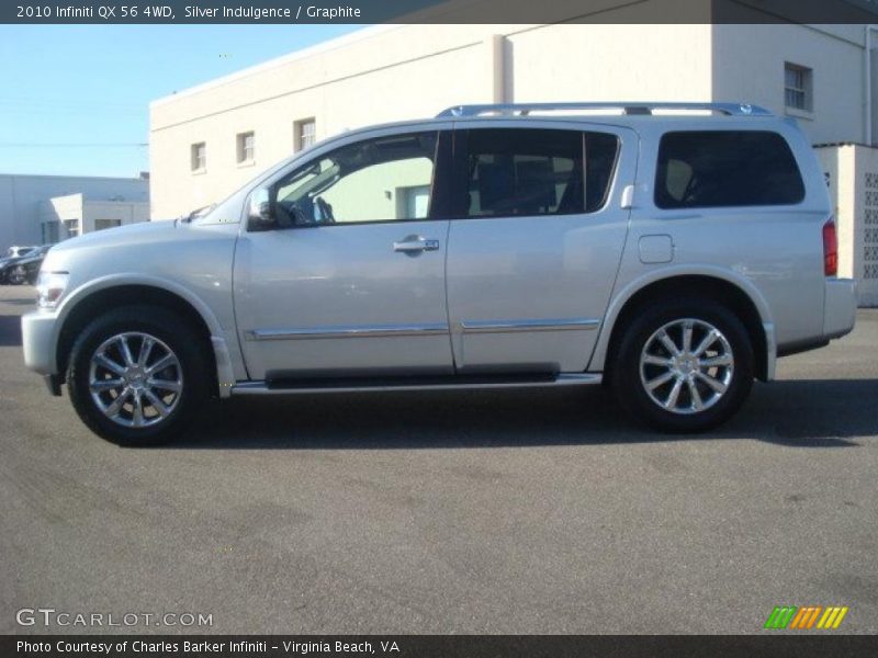 Silver Indulgence / Graphite 2010 Infiniti QX 56 4WD