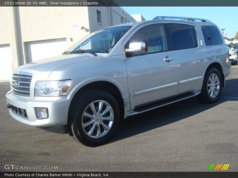 Silver Indulgence / Graphite 2010 Infiniti QX 56 4WD