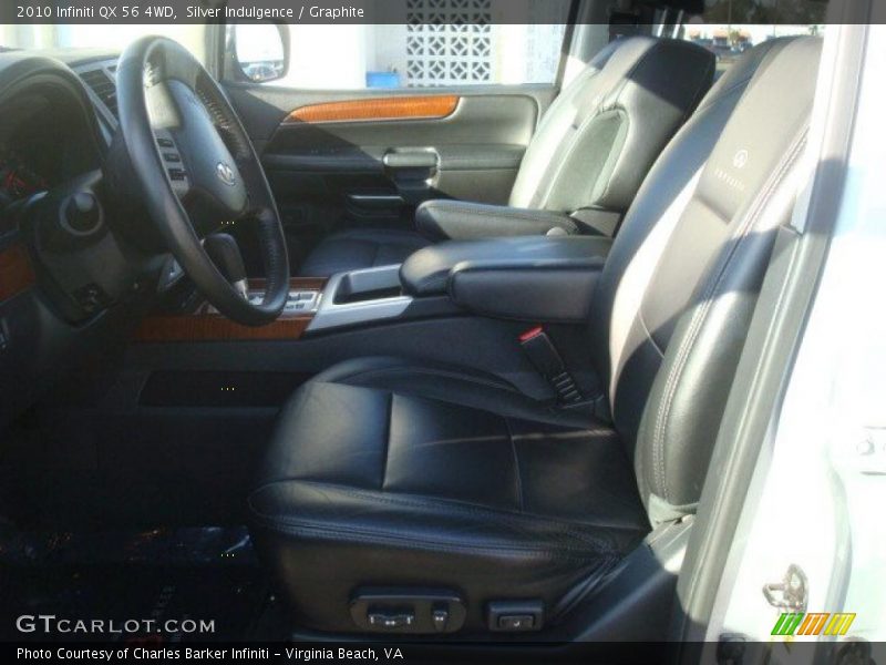 Silver Indulgence / Graphite 2010 Infiniti QX 56 4WD