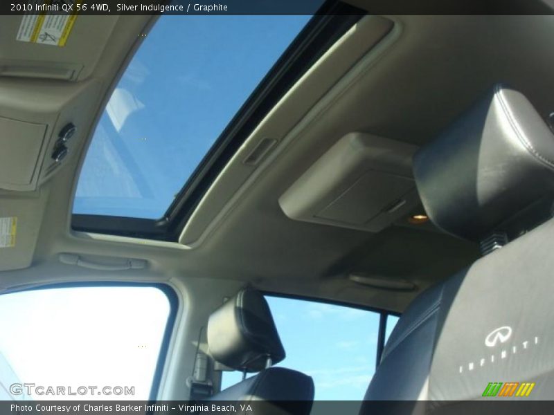 Silver Indulgence / Graphite 2010 Infiniti QX 56 4WD